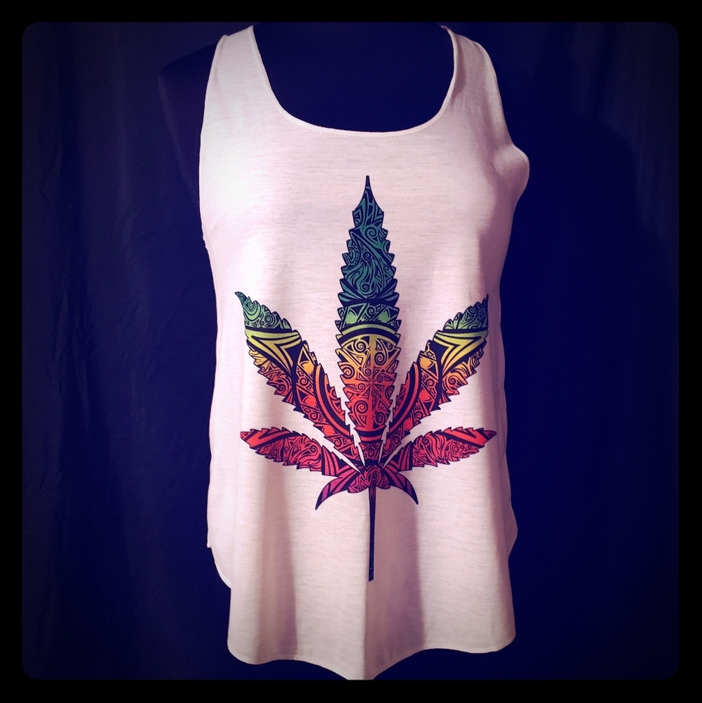 NWOT Tribal Rasta Tank Top